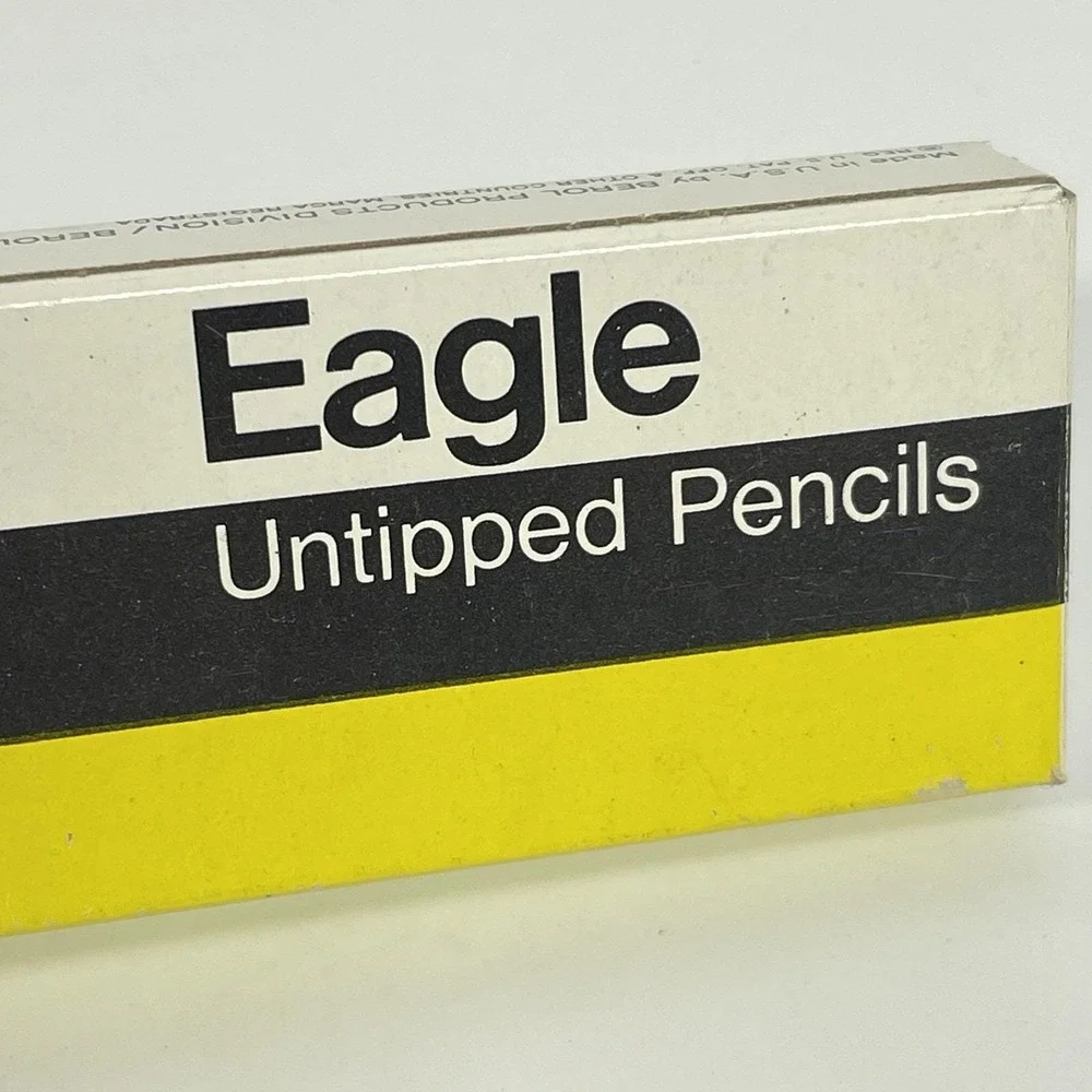 Eagle Berol Draughting 314 Untipped Pencils Vintage 12 Pack New Old Stock NOS